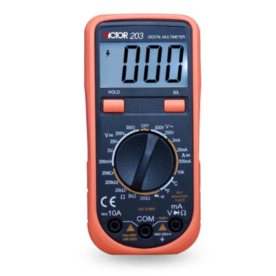 數(shù)字萬用表 VICTOR 203