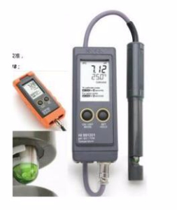 高量程微電腦pH-EC-TDS-℃PH測定儀 HI991301